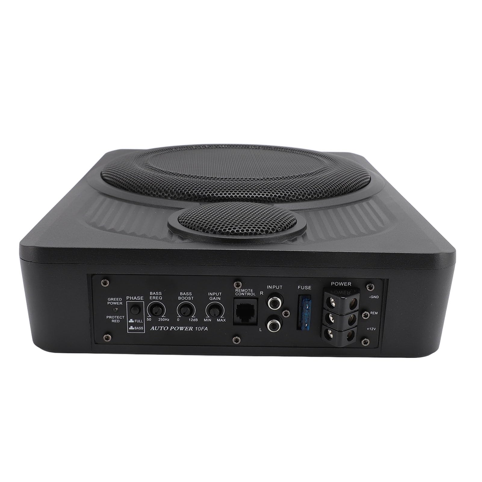 Asixxsix Araba Subwoofer, 600W 10 inç İnce Koltuk Altında Ses